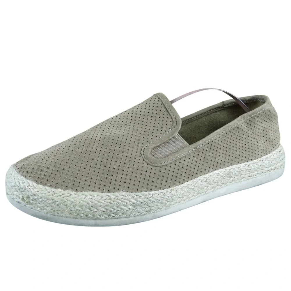 ESPRIT Nadine‎ Women's 9.5 Tan Textile Slip-On Espadrille Comfort